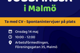 Jobbmässa Guldjobbet Arbetsförmedlingen Malmö