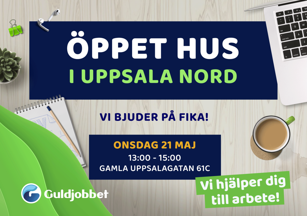 Öppet hus Uppsala Nord Guldjobbet Arbetsförmedlingen