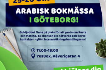 Guldjobbet på arabisk bokmässa i Göteborg 2025
