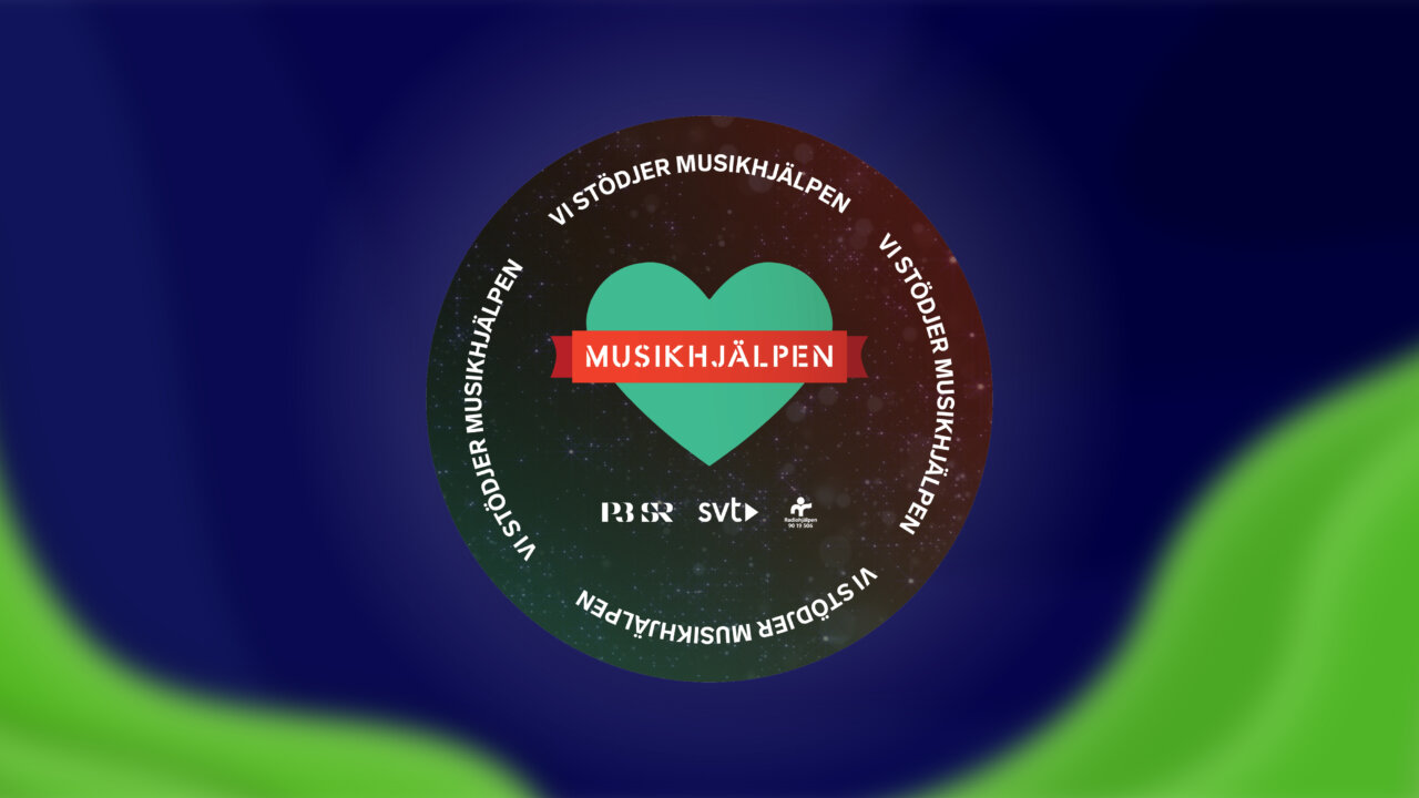 Guldjobbet stödjer Musikhjälpen genom att starta en egen bössa