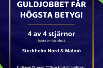 Rusta och Matcha - Högsta betyg igen!