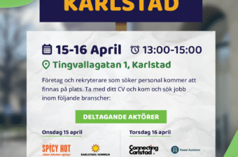 Guldjobbets yrkesmässa i Karlstad den 15-16 april!