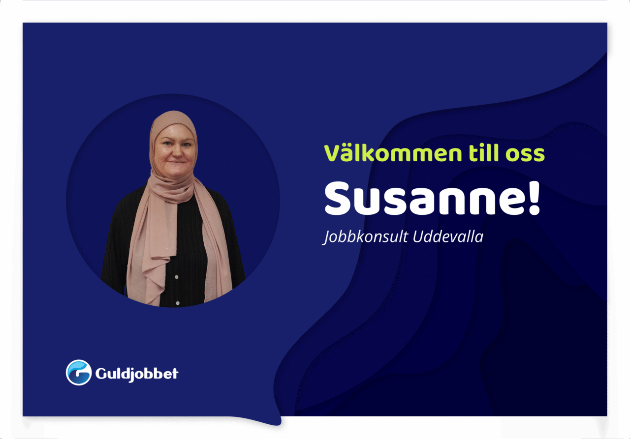 Ny medarbetare: Susanne, jobbkonsult på Guldjobbet i Uddevalla