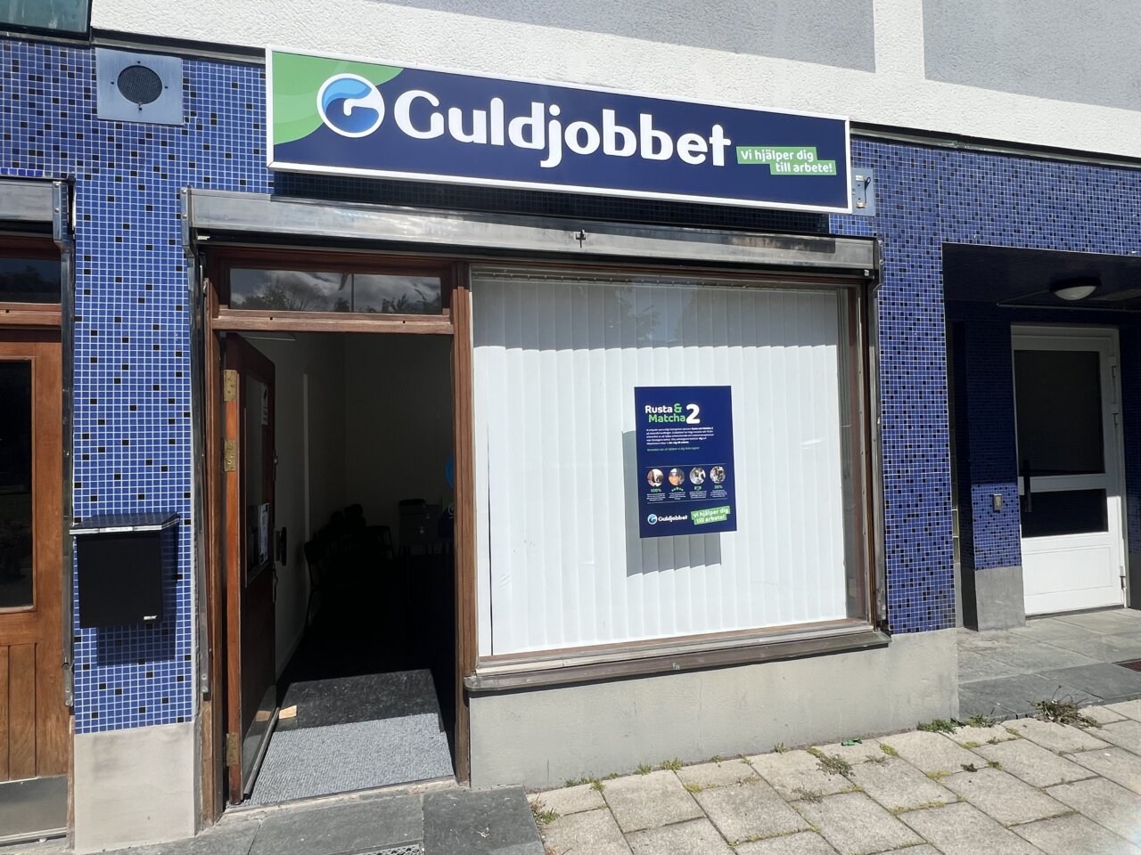 Guldjobbet har nytt kontor i Norrköping Hageby för Rusta och Matcha